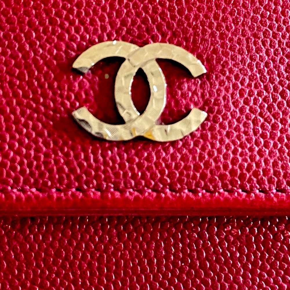 COPY - 🔥AUTHENTIC CHANEL🔥 Gusset Wallet Caviar Long ❤️